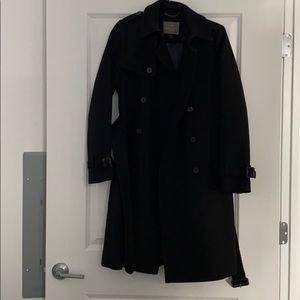J.Crew Wool Cashmere Belted Peacoat